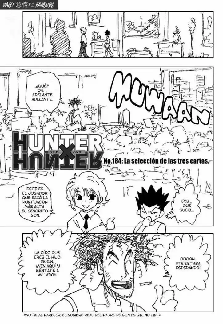 Hunter x Hunter: Chapter 184 - Page 1