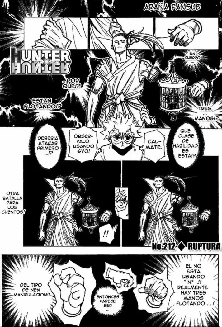 Hunter x Hunter: Chapter 212 - Page 1