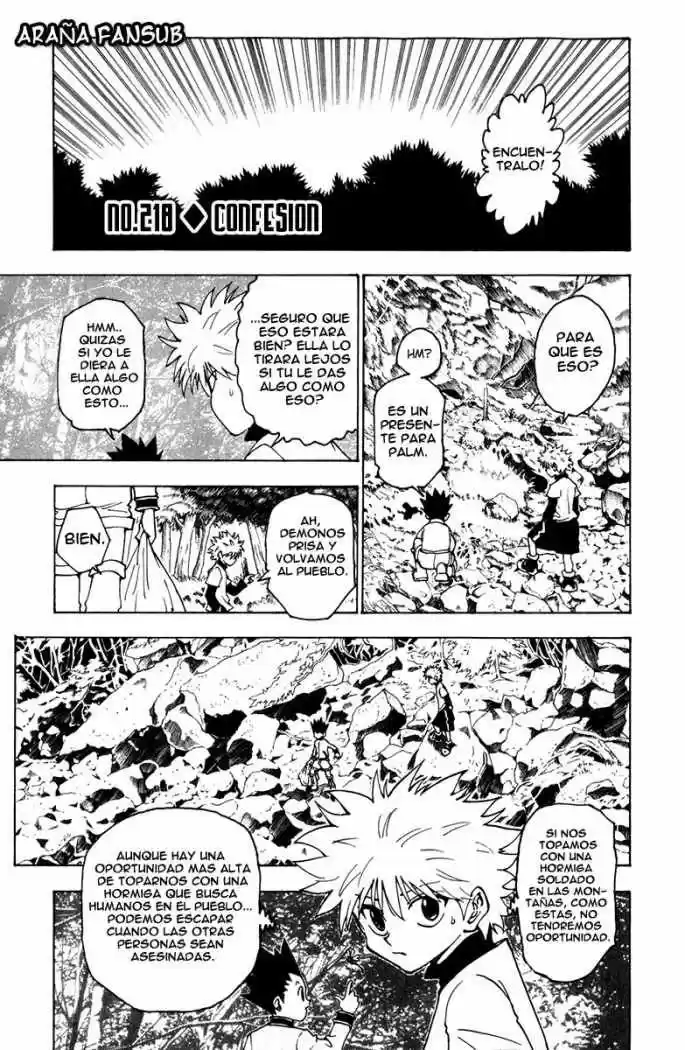 Hunter x Hunter: Chapter 218 - Page 1