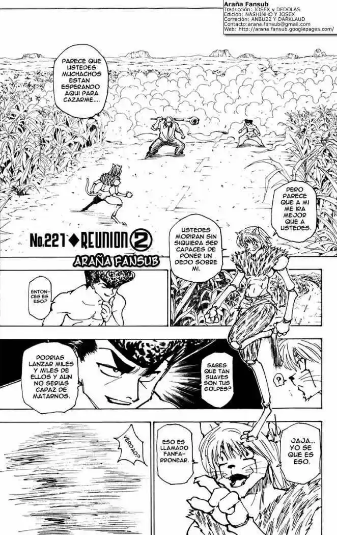 Hunter x Hunter: Chapter 221 - Page 1