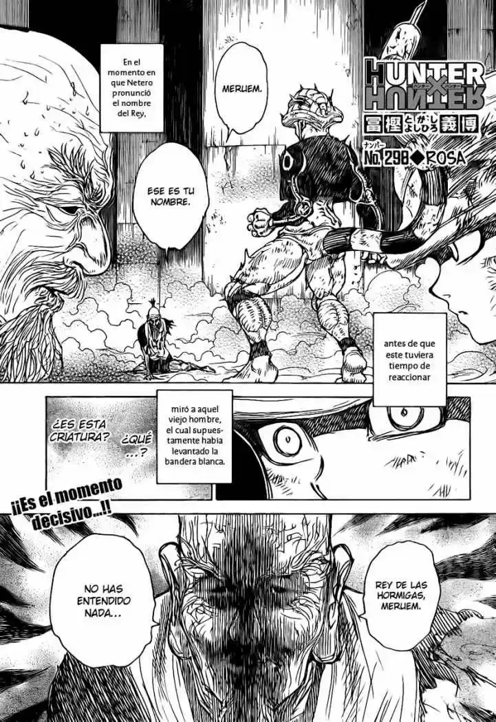 Hunter x Hunter: Chapter 298 - Page 1