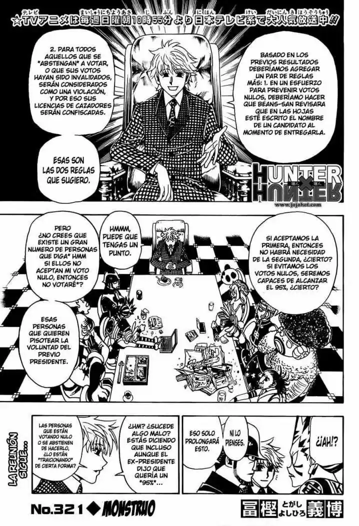 Hunter x Hunter: Chapter 321 - Page 1