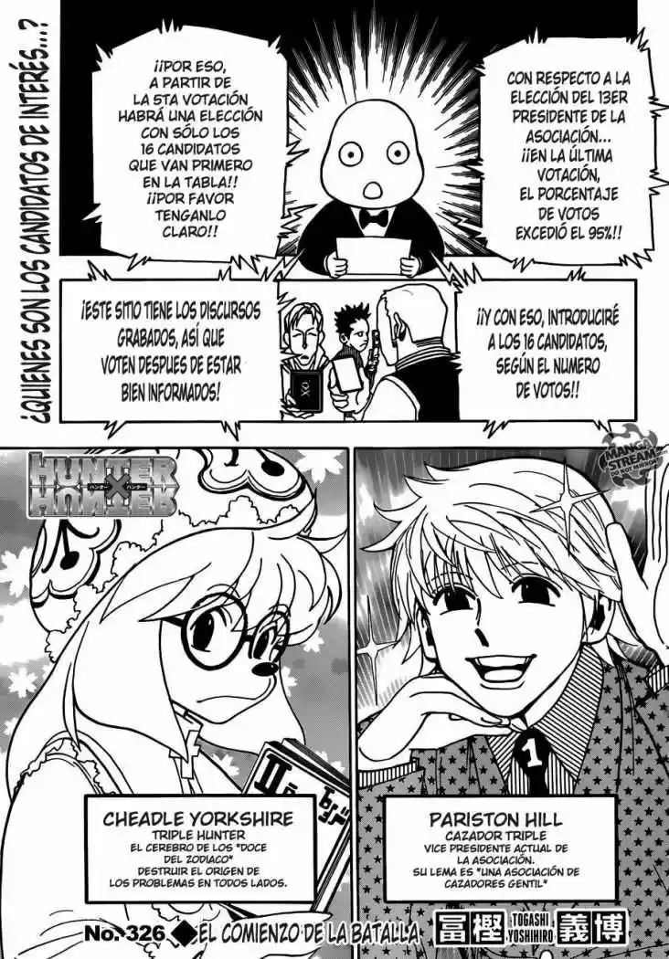 Hunter x Hunter: Chapter 326 - Page 1