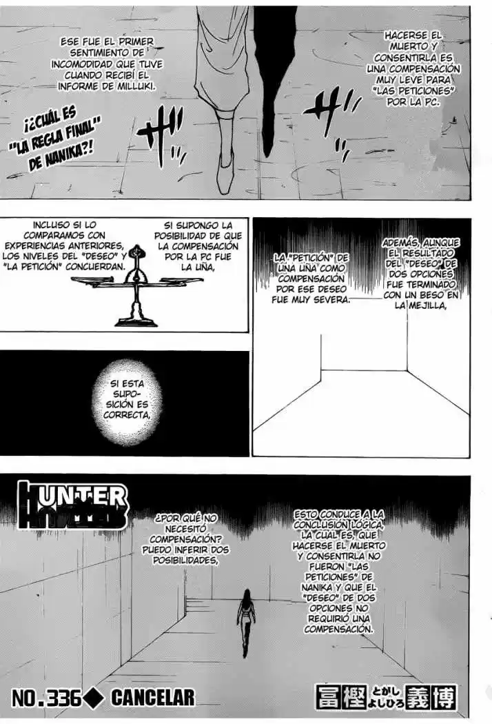 Hunter x Hunter: Chapter 336 - Page 1