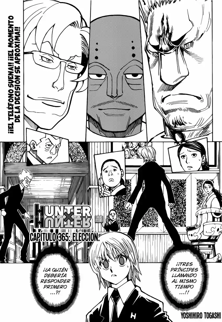 Hunter x Hunter: Chapter 365 - Page 1