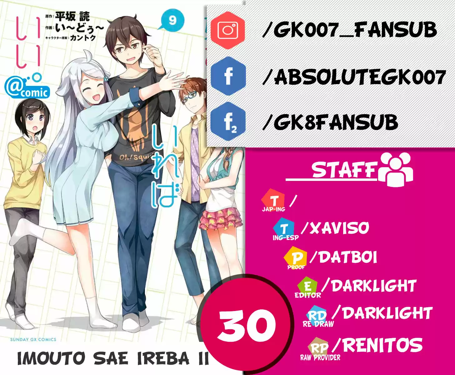 Imouto Sae Ireba Ii. @comic: Chapter 30 - Page 1