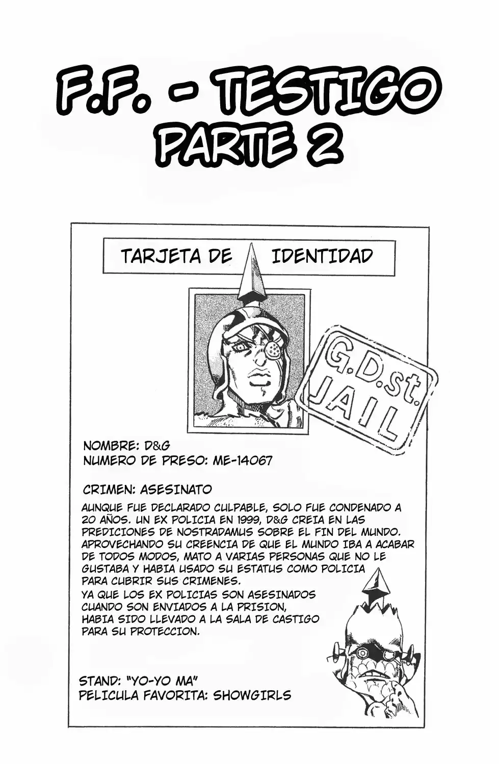 JoJos Bizarre Adventure Parte 6-Stone Ocean: Chapter 678 - Page 1