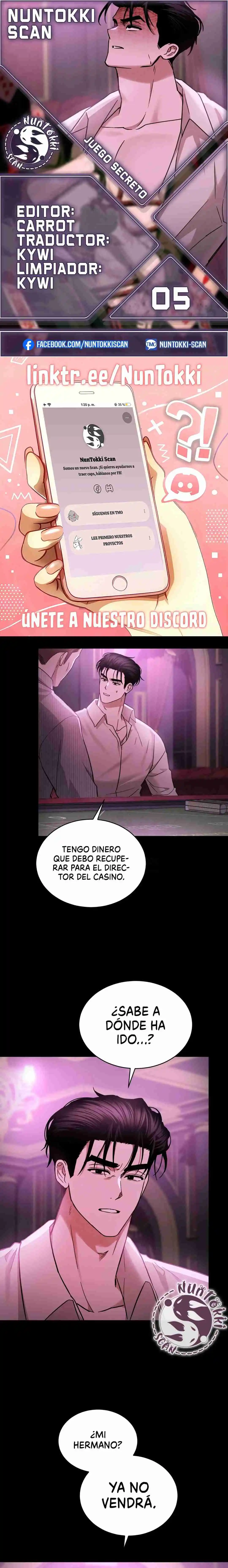 Juego Secreto: Chapter 5 - Page 1