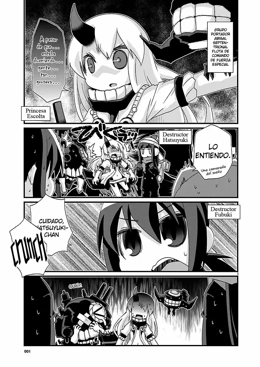 Kantai Collection 4-koma Comic: Fubuki- Ganbarimasu: Chapter 165 - Page 1