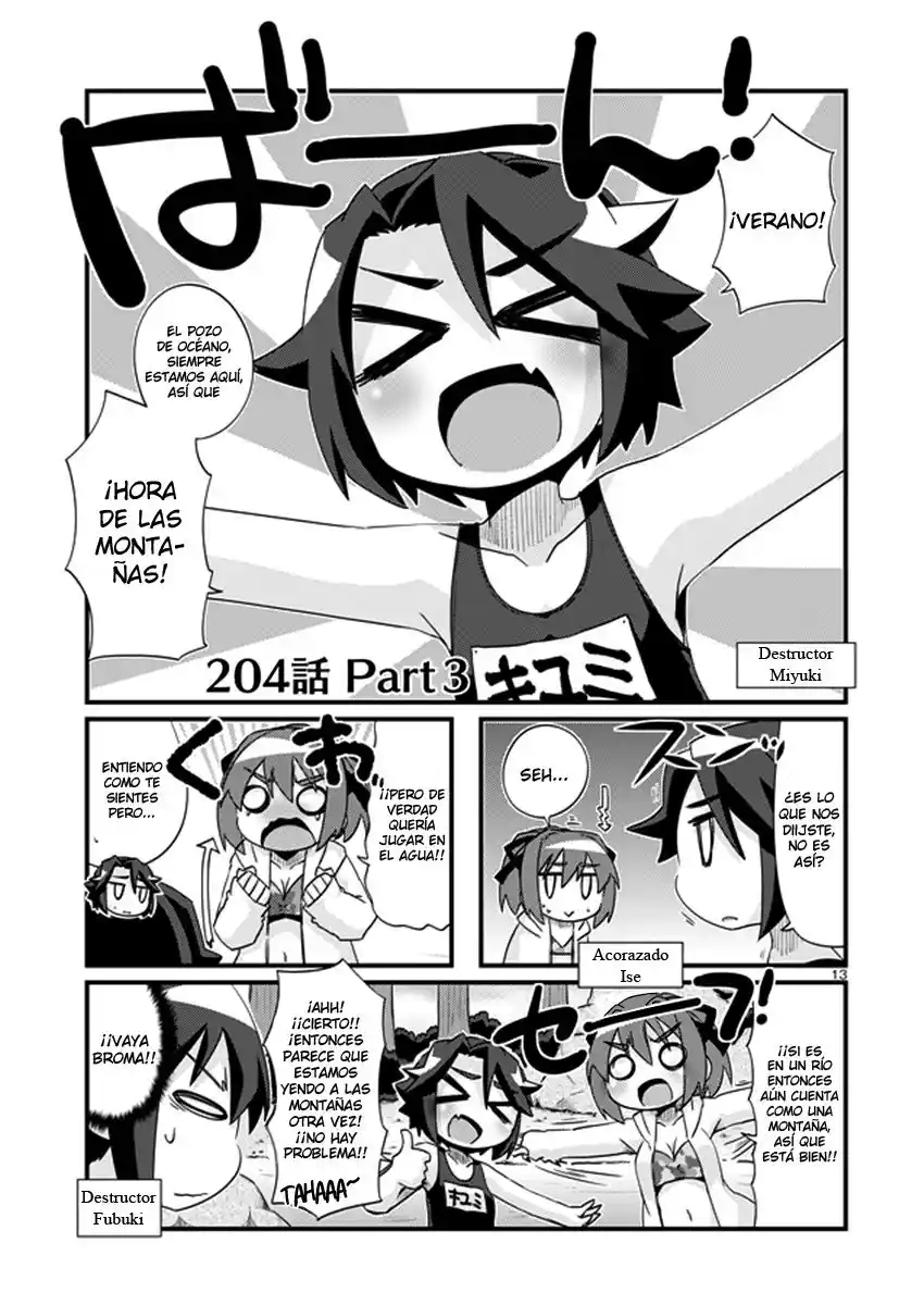 Kantai Collection 4-koma Comic: Fubuki- Ganbarimasu: Chapter 204 - Page 1