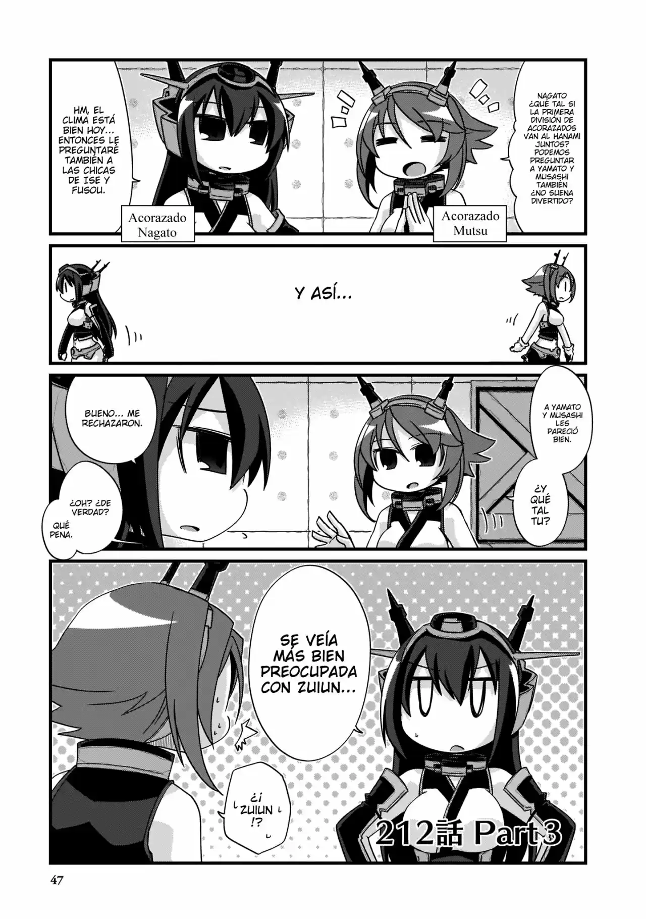 Kantai Collection 4-koma Comic: Fubuki- Ganbarimasu: Chapter 212 - Page 1