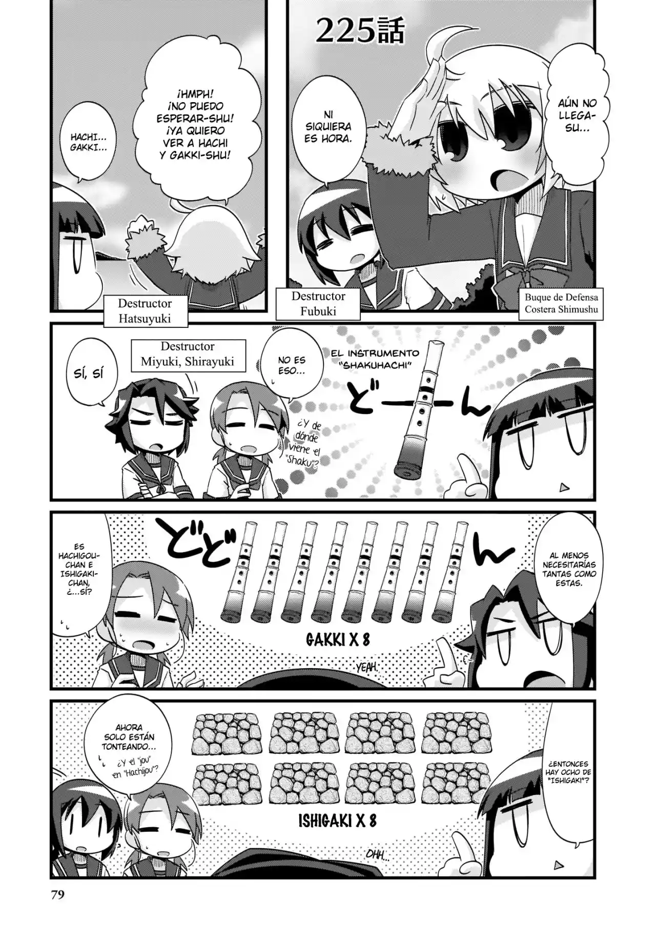 Kantai Collection 4-koma Comic: Fubuki- Ganbarimasu: Chapter 225 - Page 1