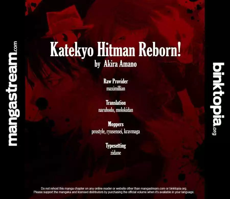 Katekyo Hitman Reborn: Chapter 308 - Page 1