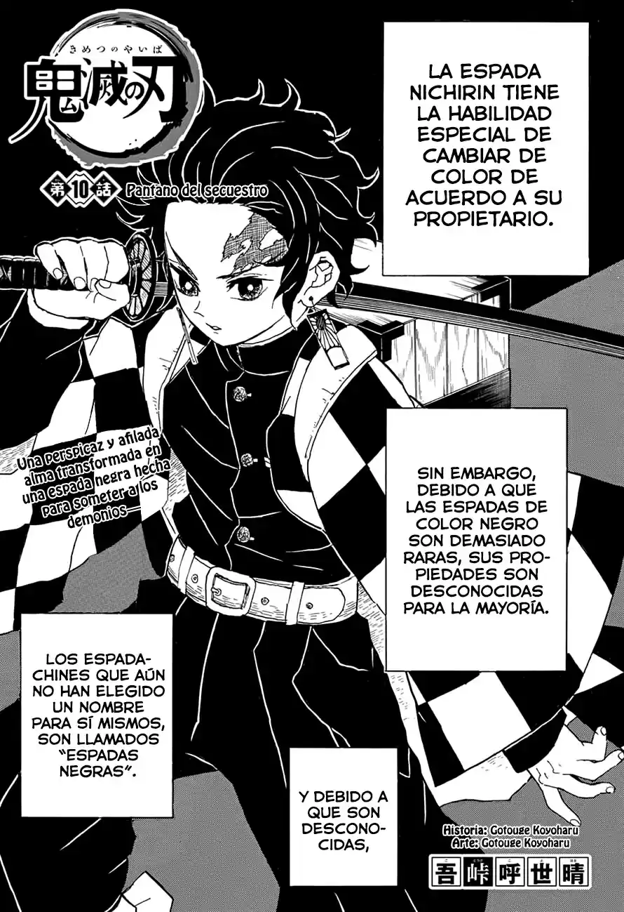 Kimetsu no Yaiba: Chapter 10 - Page 1