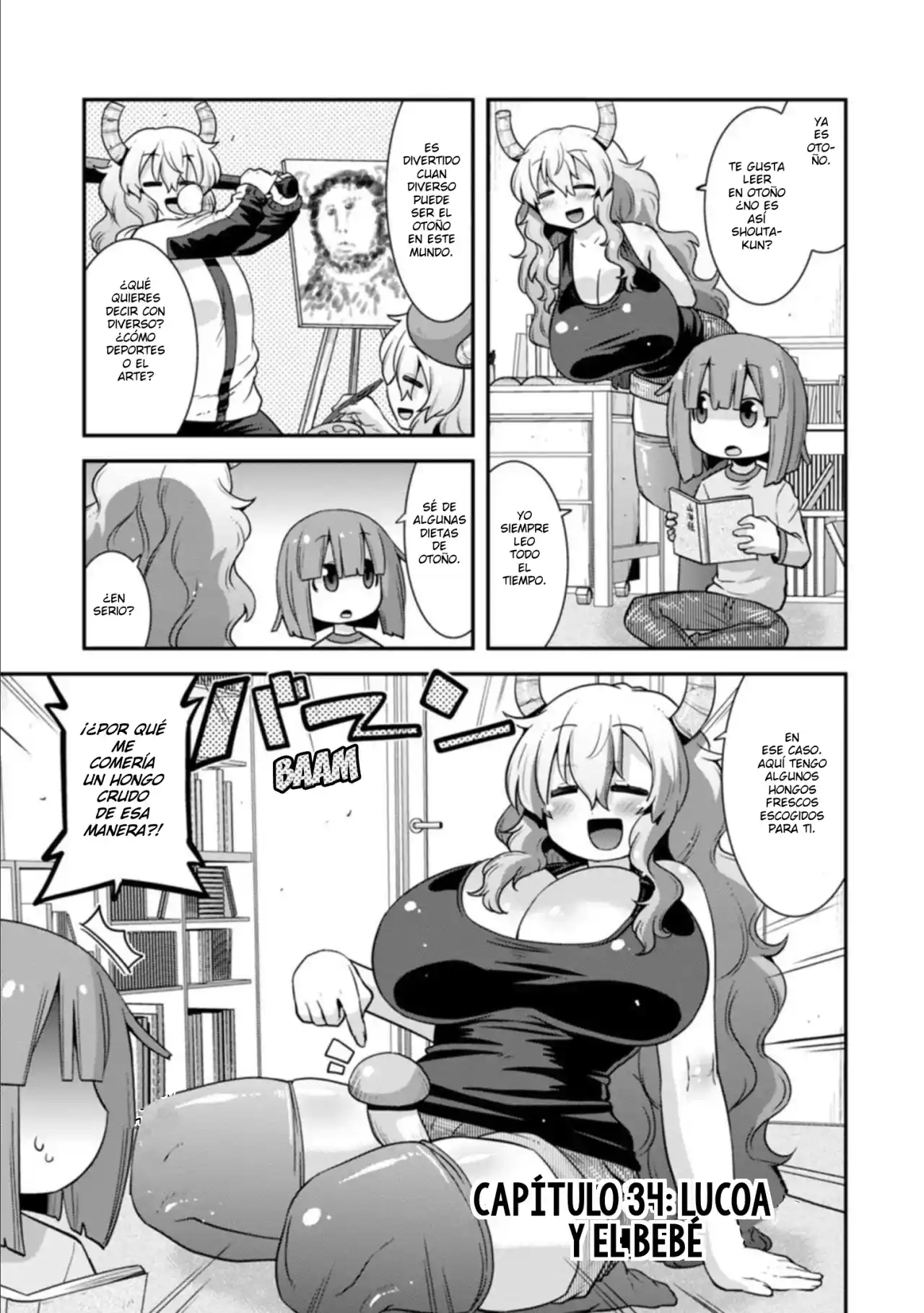 Kobayashi-san Chi No Maid Dragon: Lucoa Wa Boku No XX Desu: Chapter 34 - Page 1