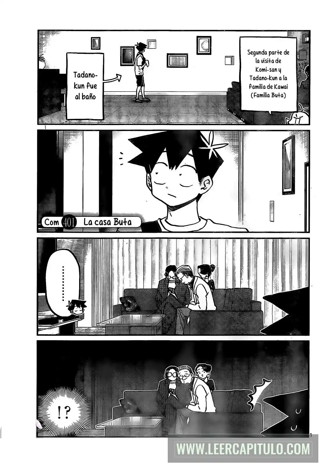 KOMI-SAN WA KOMYUSHOU DESU: Chapter 401 - Page 1