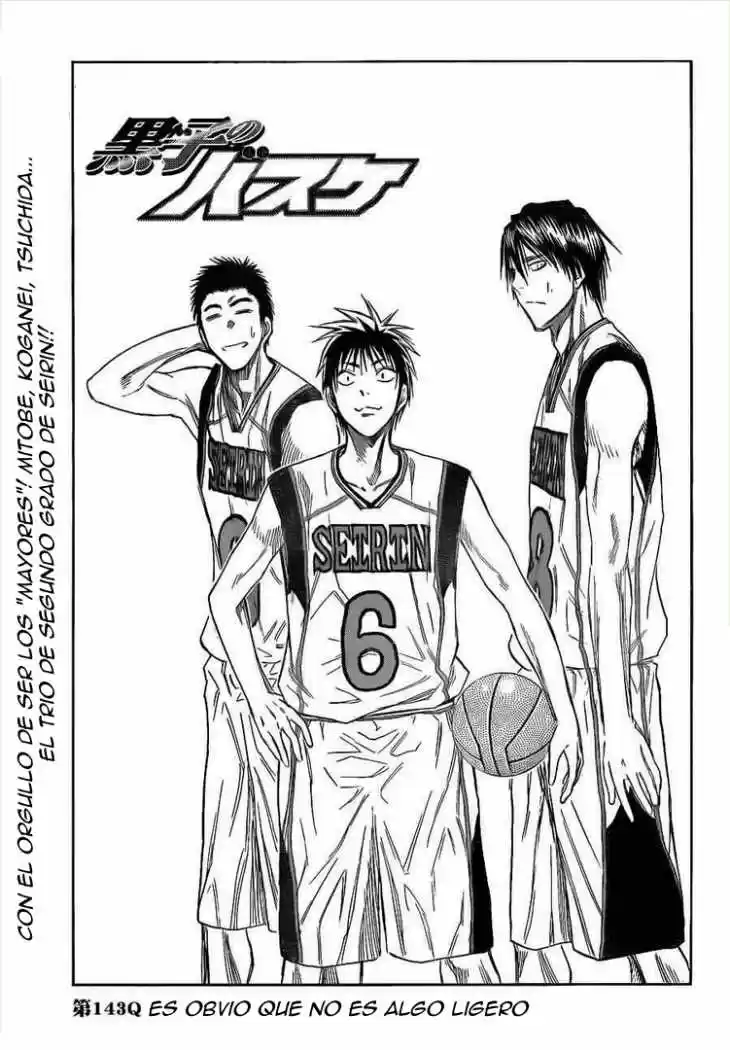 Kuroko No Basket: Chapter 143 - Page 1