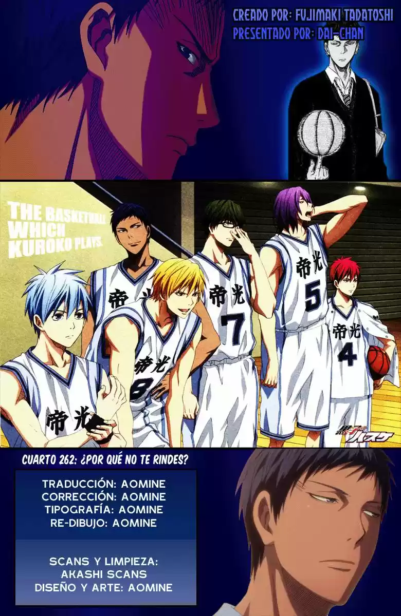 Kuroko No Basket: Chapter 262 - Page 1