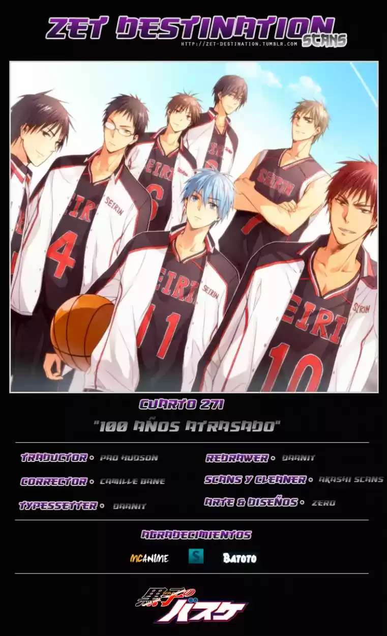 Kuroko No Basket: Chapter 271 - Page 1