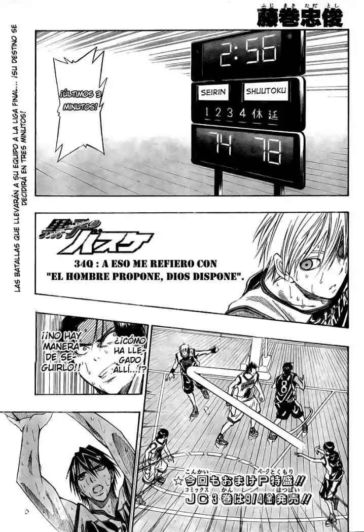 Kuroko No Basket: Chapter 34 - Page 1