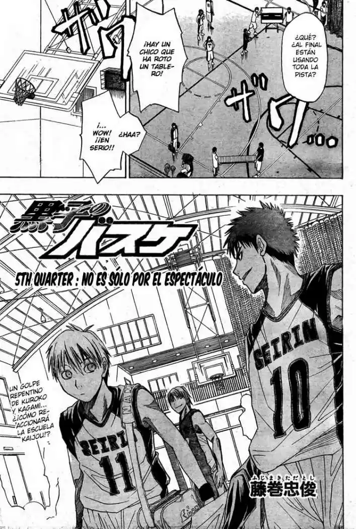 Kuroko No Basket: Chapter 5 - Page 1