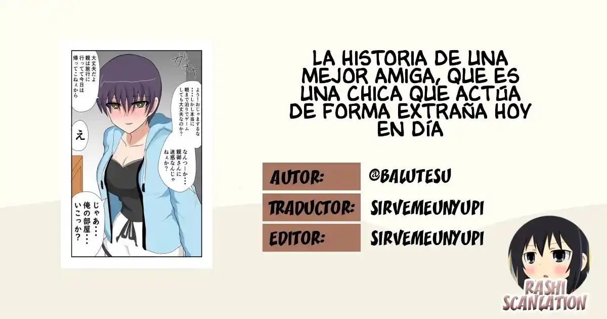 La Historia De Una Mejor Amiga, Que Es Una Chica Que Actúa De Forma Extraña Hoy En Día: Chapter 11 - Page 1