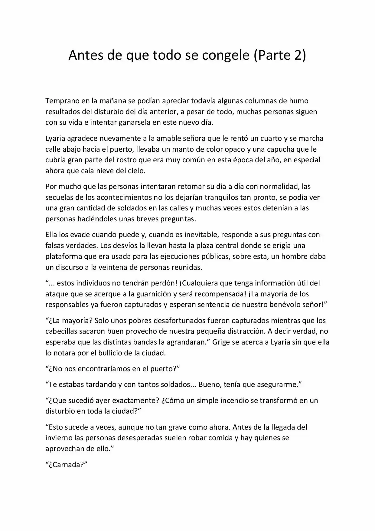 La Leyenda Del Norte (Novela: Chapter 112 - Page 1