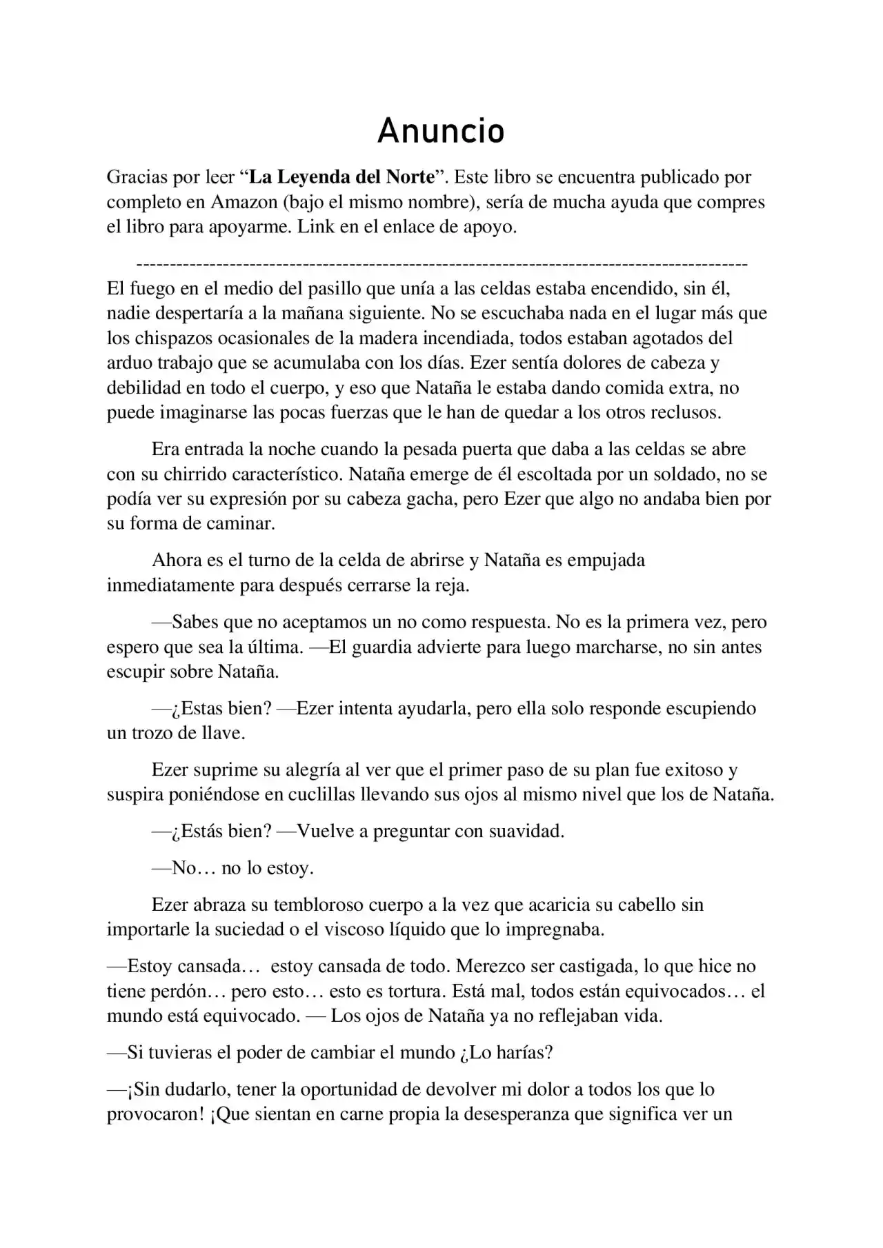 La Leyenda Del Norte (Novela: Chapter 124 - Page 1