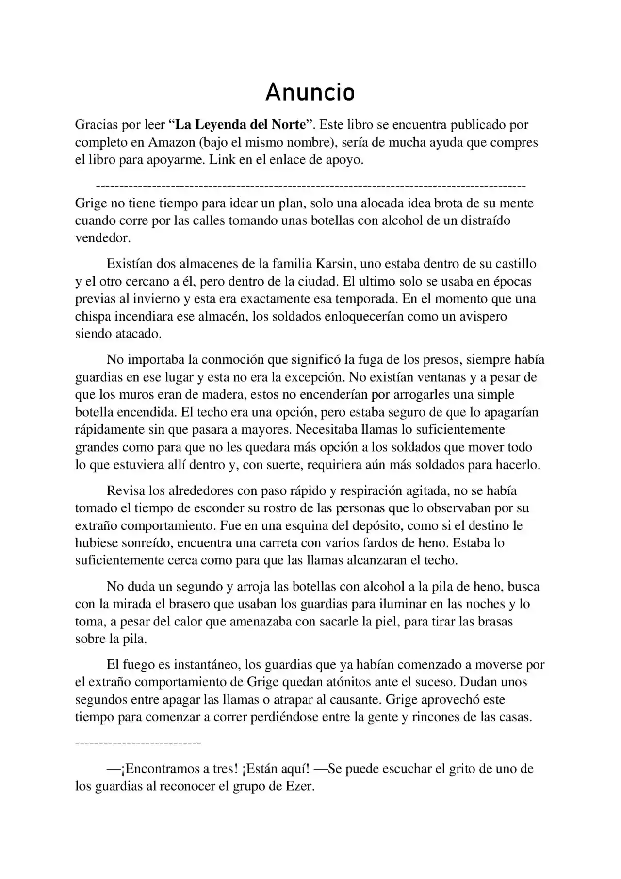 La Leyenda Del Norte (Novela: Chapter 127 - Page 1