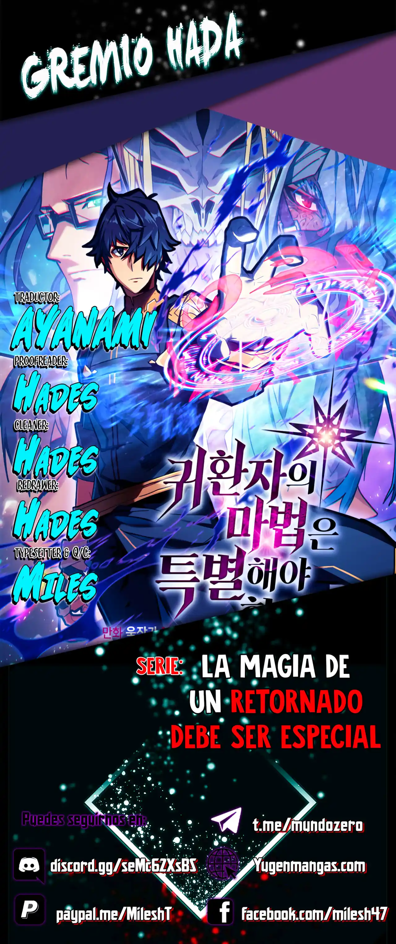 La magia de un retornado debe ser especial: Chapter 185 - Page 1