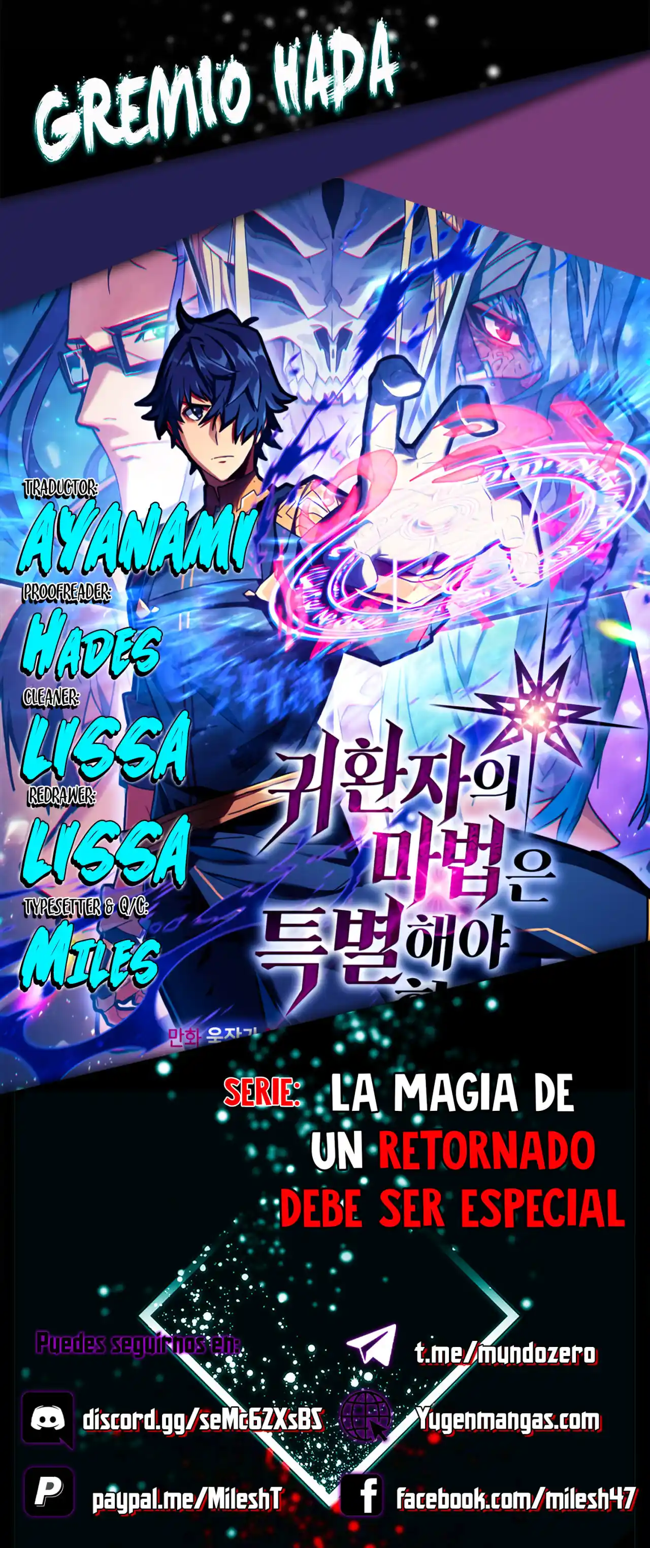 La magia de un retornado debe ser especial: Chapter 186 - Page 1