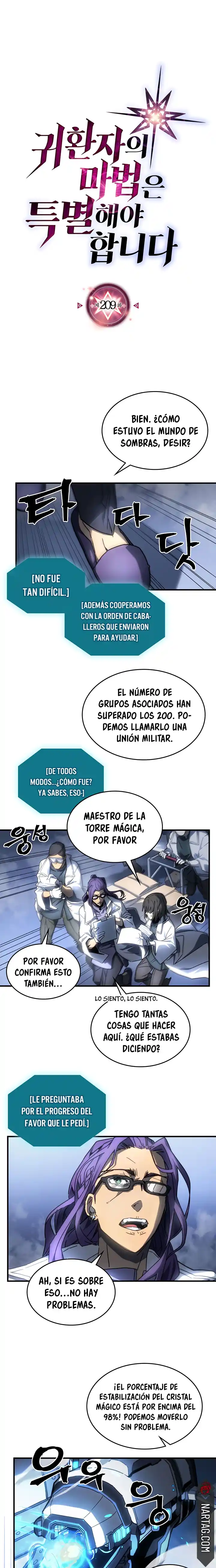 La magia de un retornado debe ser especial: Chapter 209 - Page 1