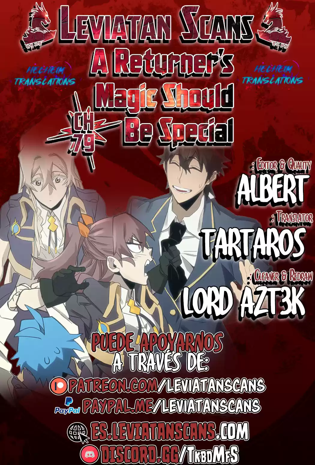 La magia de un retornado debe ser especial: Chapter 79 - Page 1