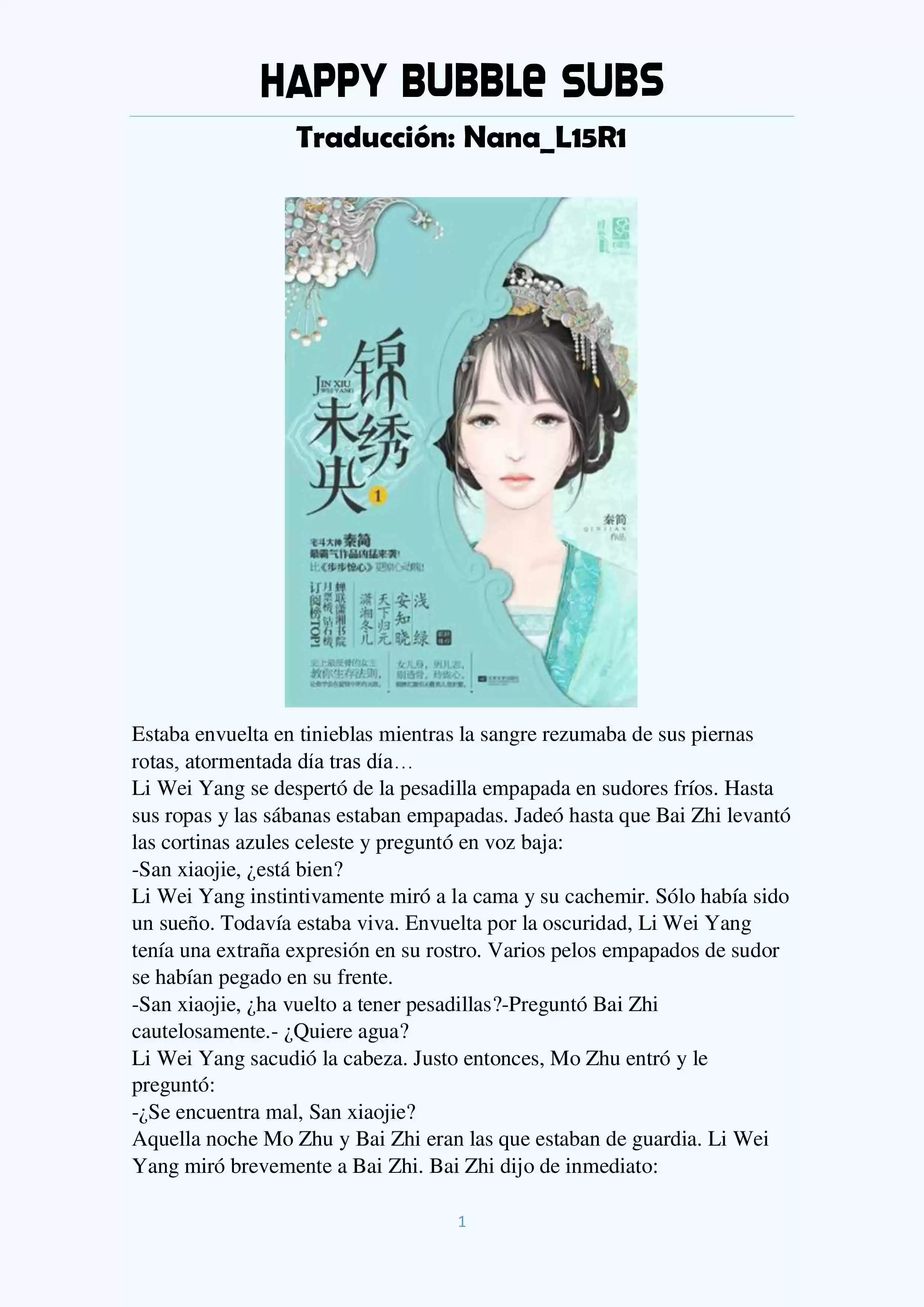 La Princesa Wei Yang (Novela: Chapter 12 - Page 1