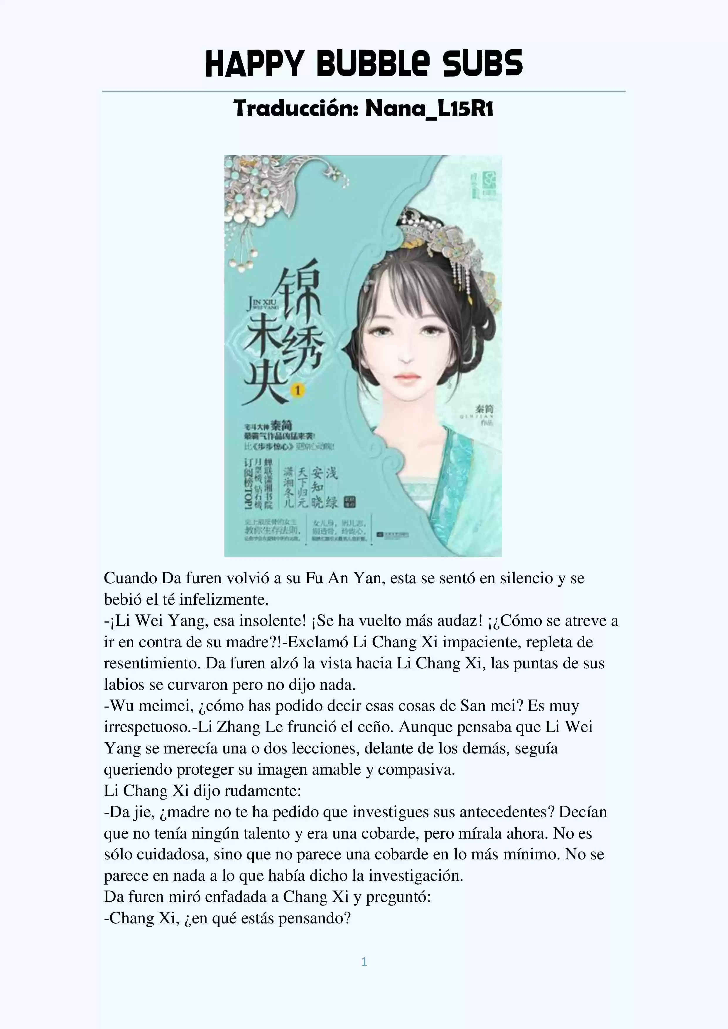 La Princesa Wei Yang (Novela: Chapter 15 - Page 1