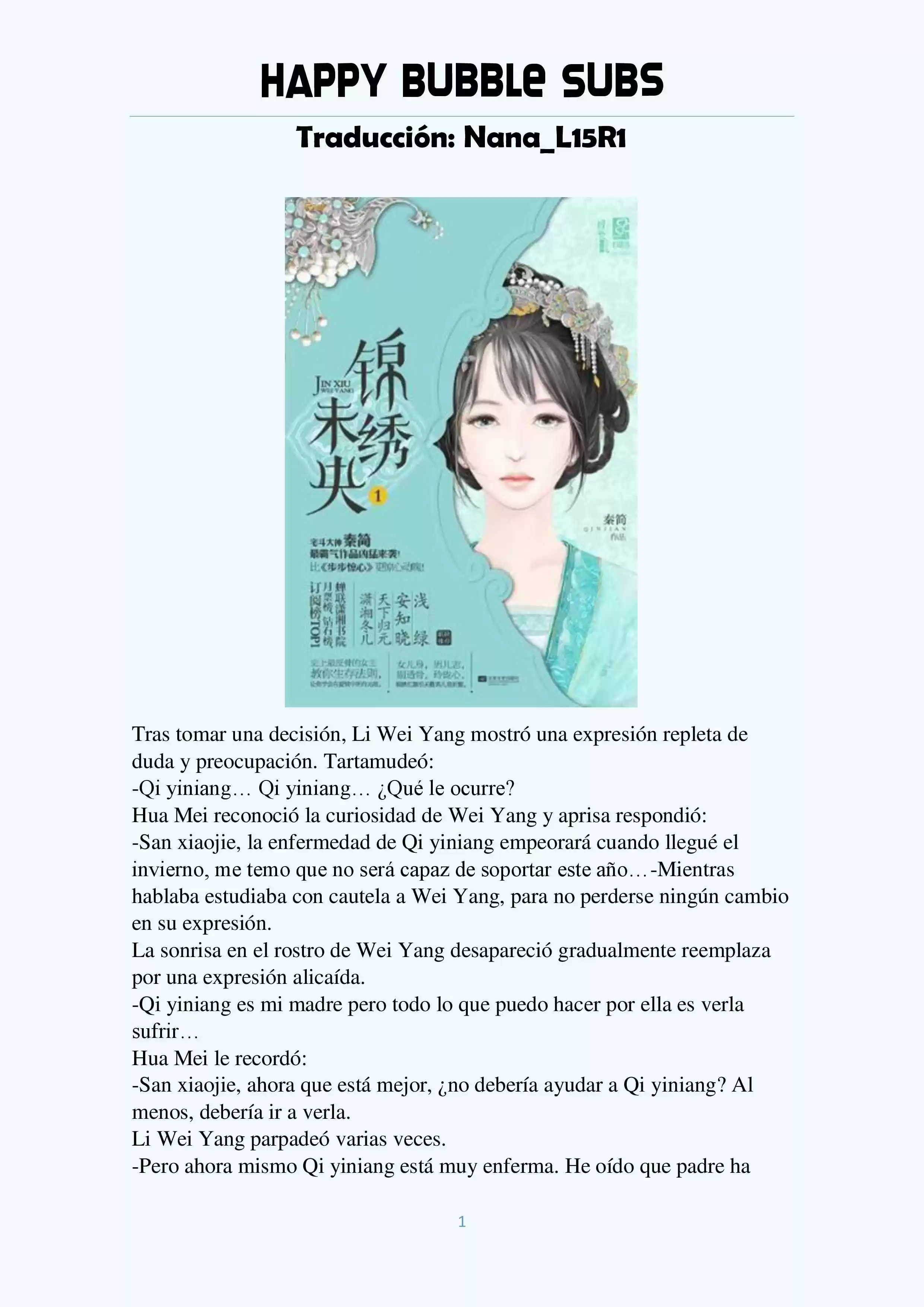 La Princesa Wei Yang (Novela: Chapter 16 - Page 1