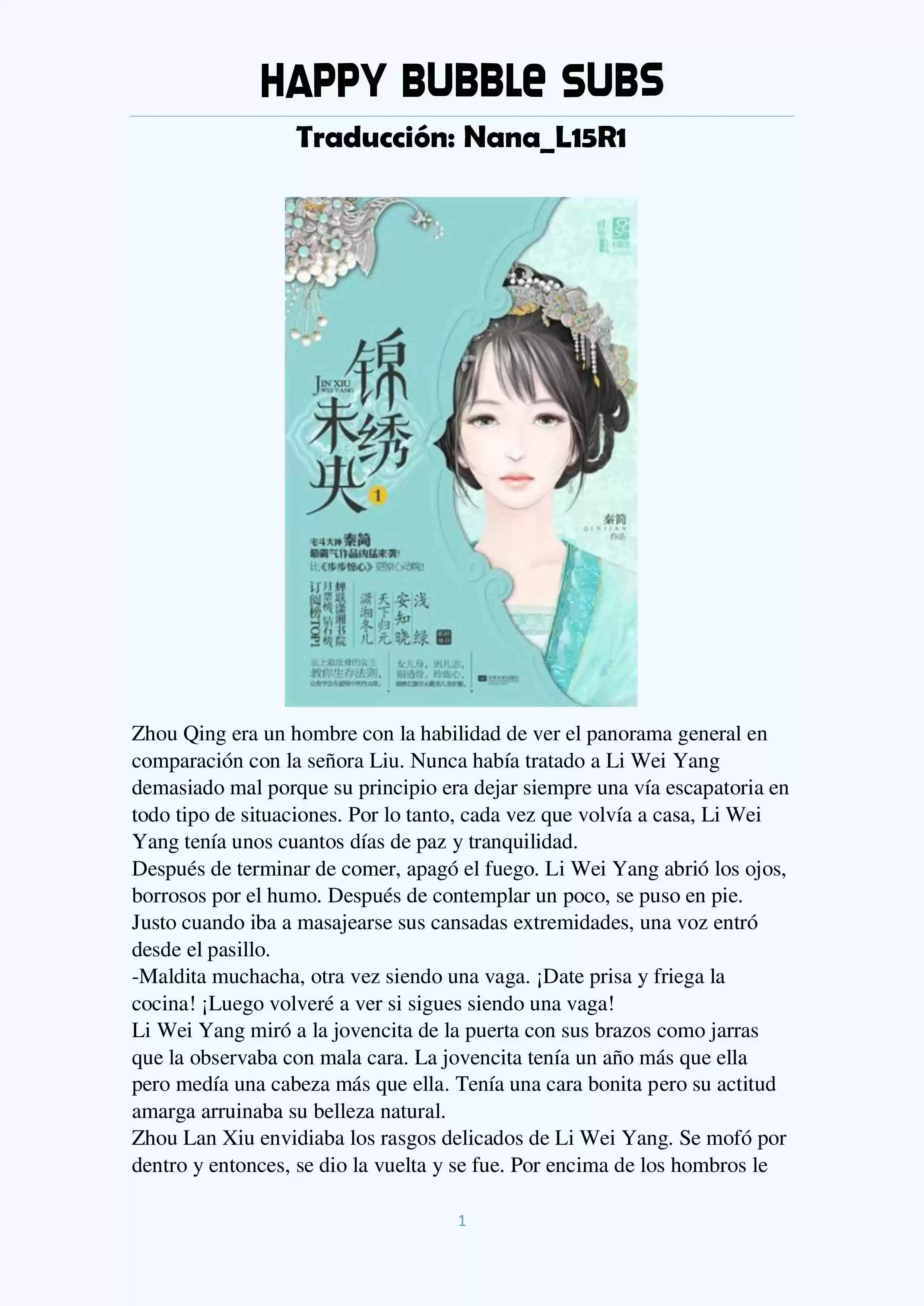 La Princesa Wei Yang (Novela: Chapter 4 - Page 1