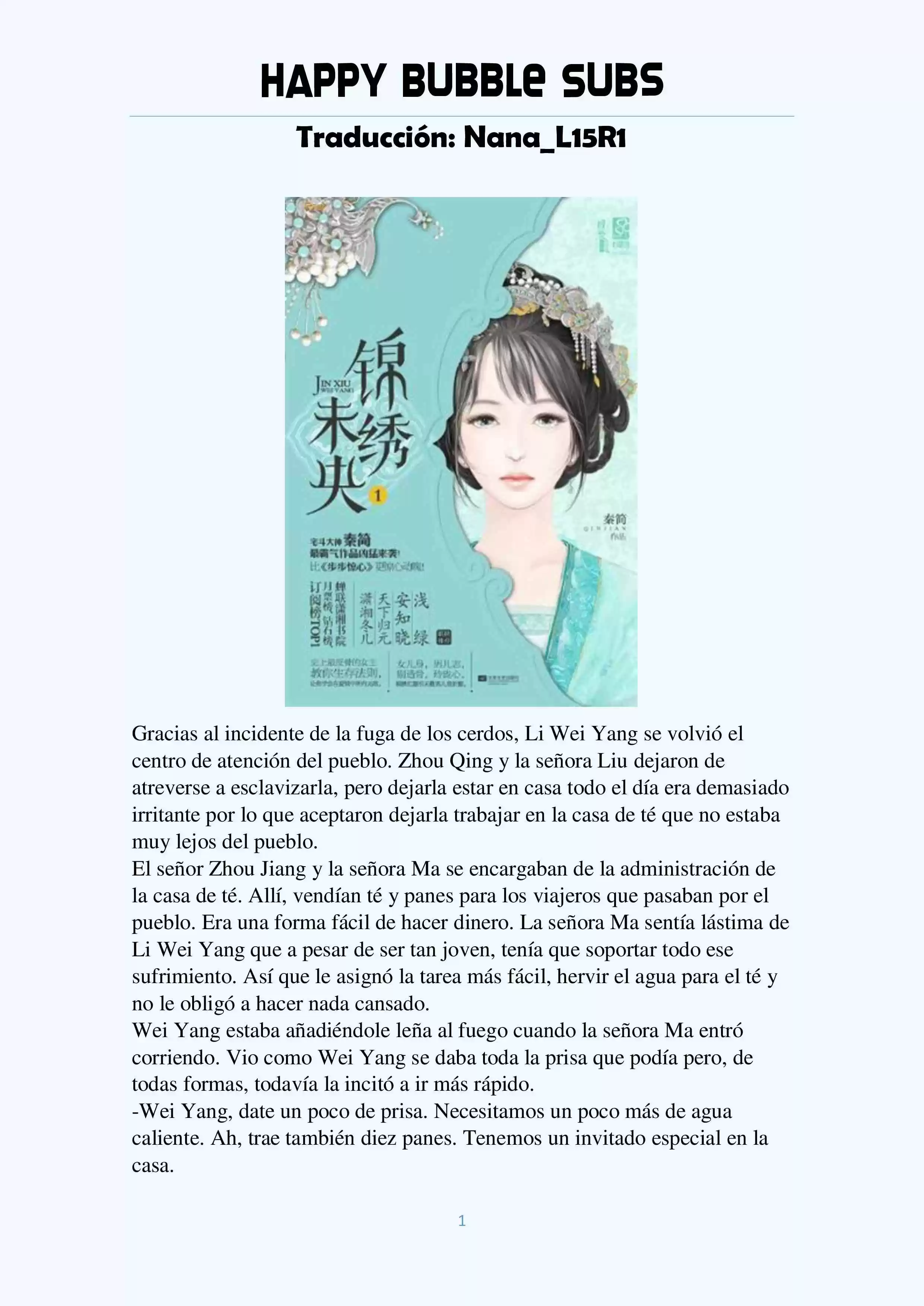 La Princesa Wei Yang (Novela: Chapter 6 - Page 1