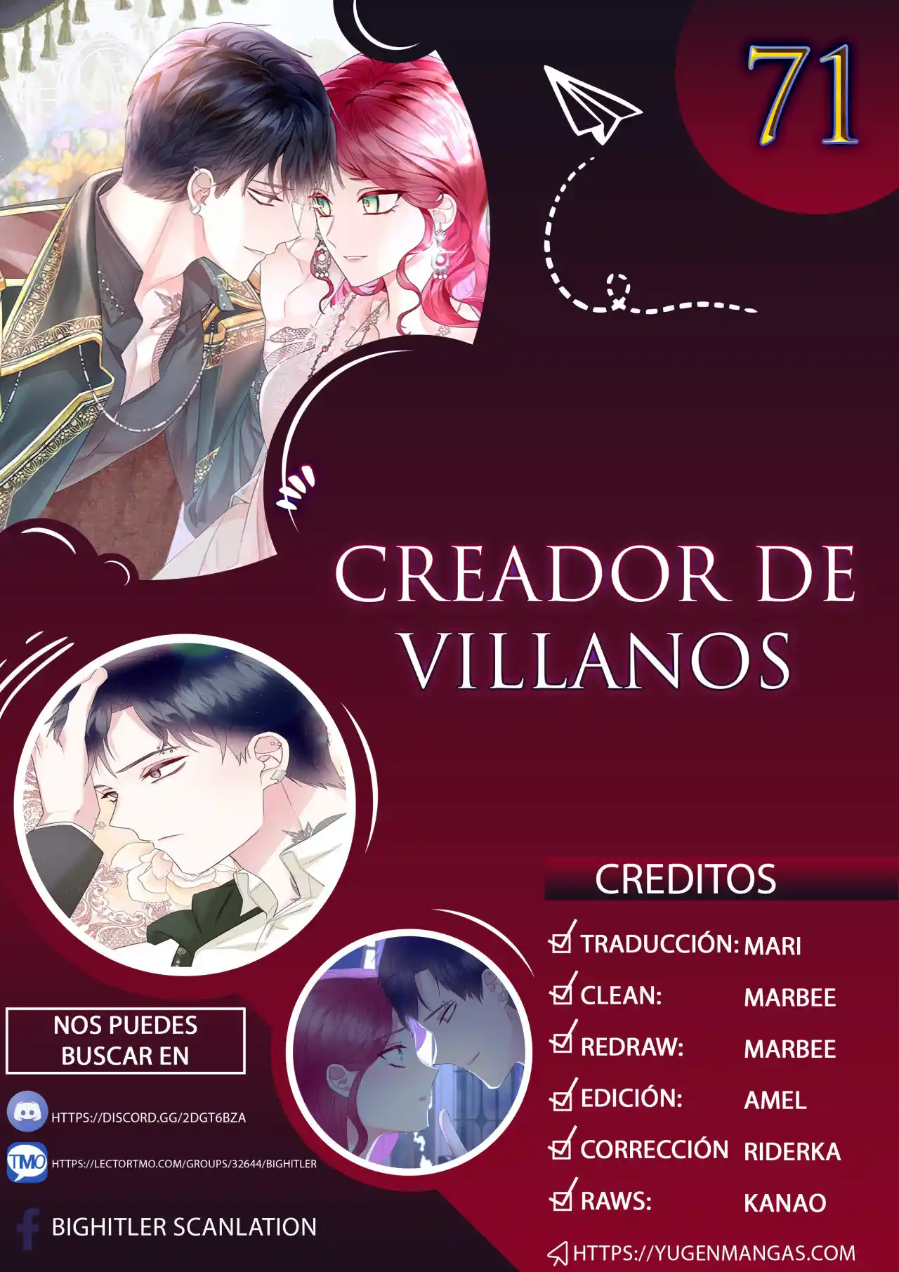 La Villana Y Su Creador: Chapter 71 - Page 1