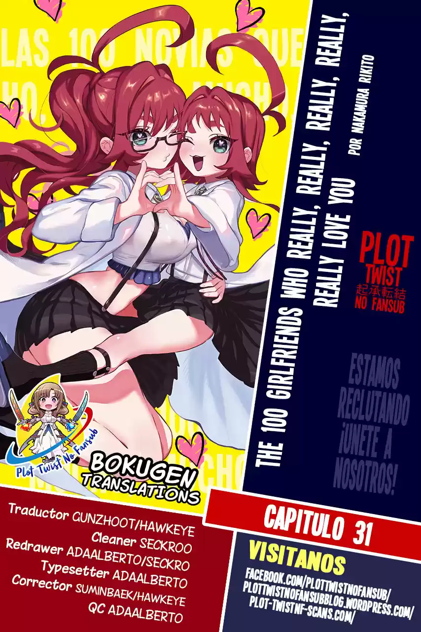 Las 100 Novias Que Te Quieren Mucho Mucho Mucho Mucho Mucho: Chapter 31 - Page 1