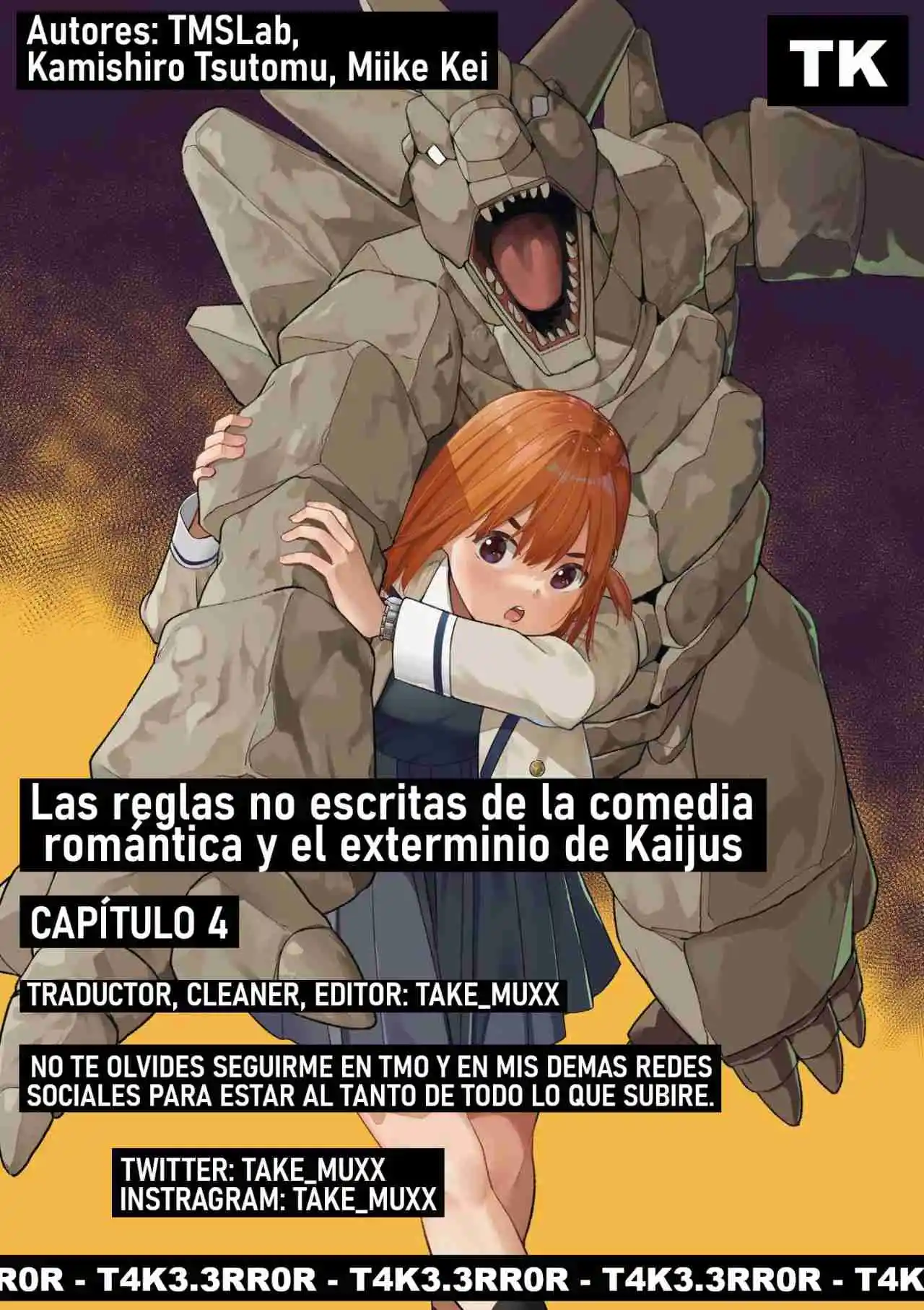 Las Reglas No Escritas De La Comedia Romántica Y El Exterminio De Kaijus: Chapter 4 - Page 1