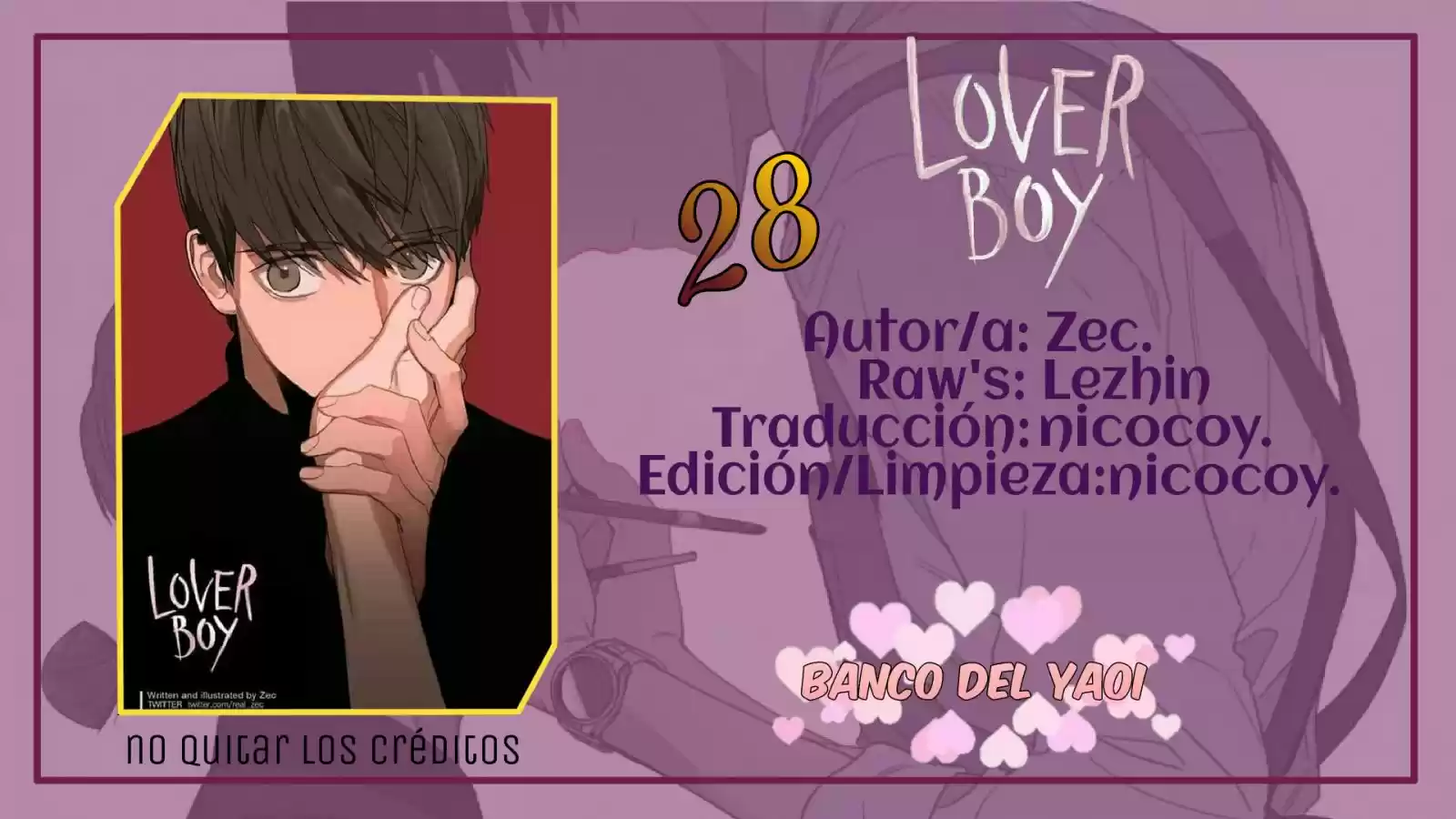 Lover Boy (Zec: Chapter 28 - Page 1