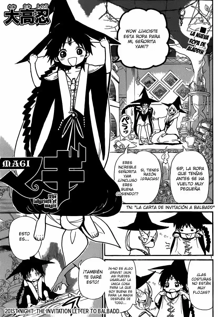 Magi - The Labyrinth Of Magic: Chapter 201 - Page 1