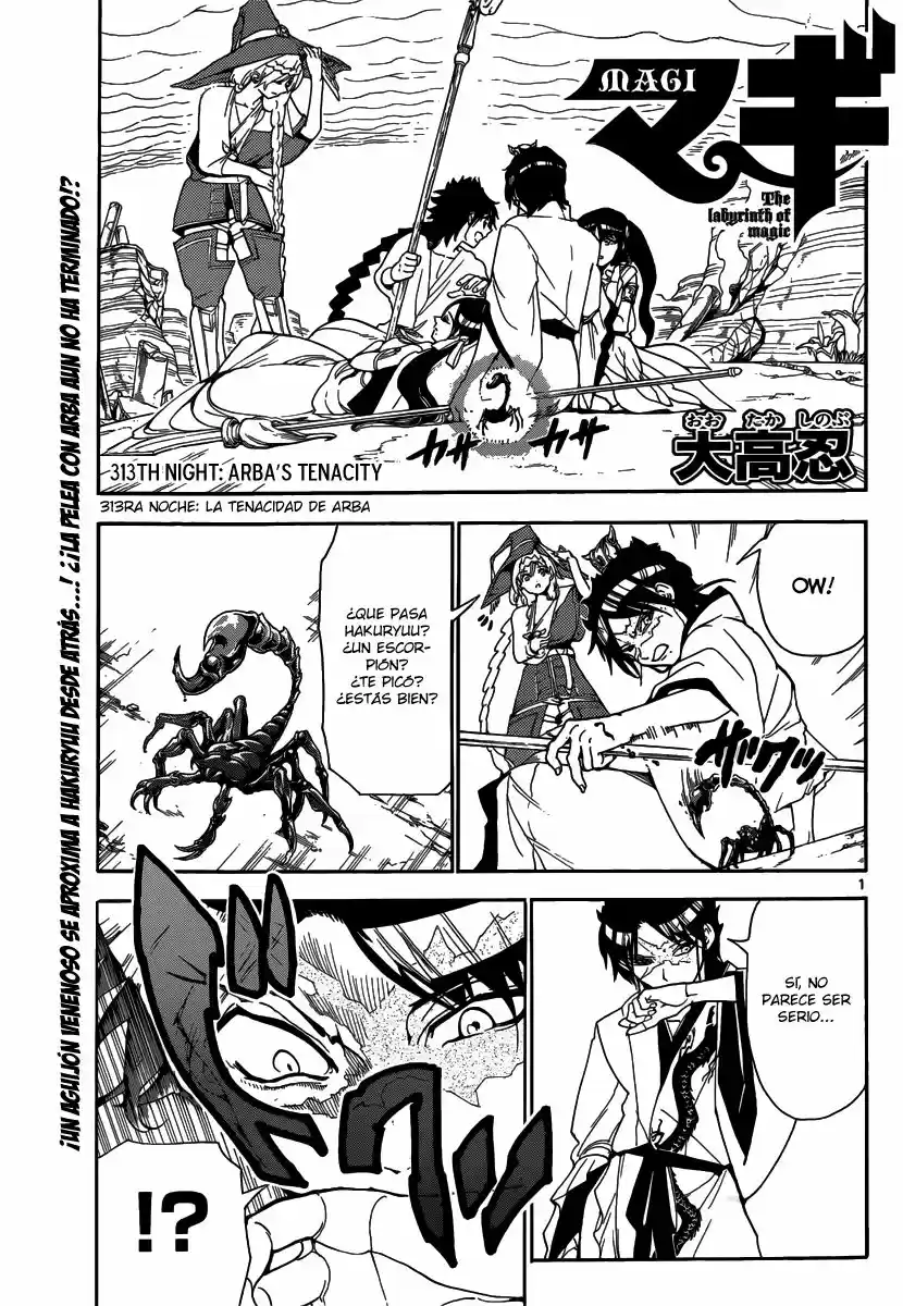 Magi - The Labyrinth Of Magic: Chapter 313 - Page 1