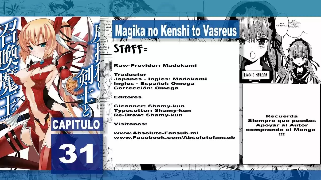 Magika No Kenshi To Vasreus: Chapter 31 - Page 1
