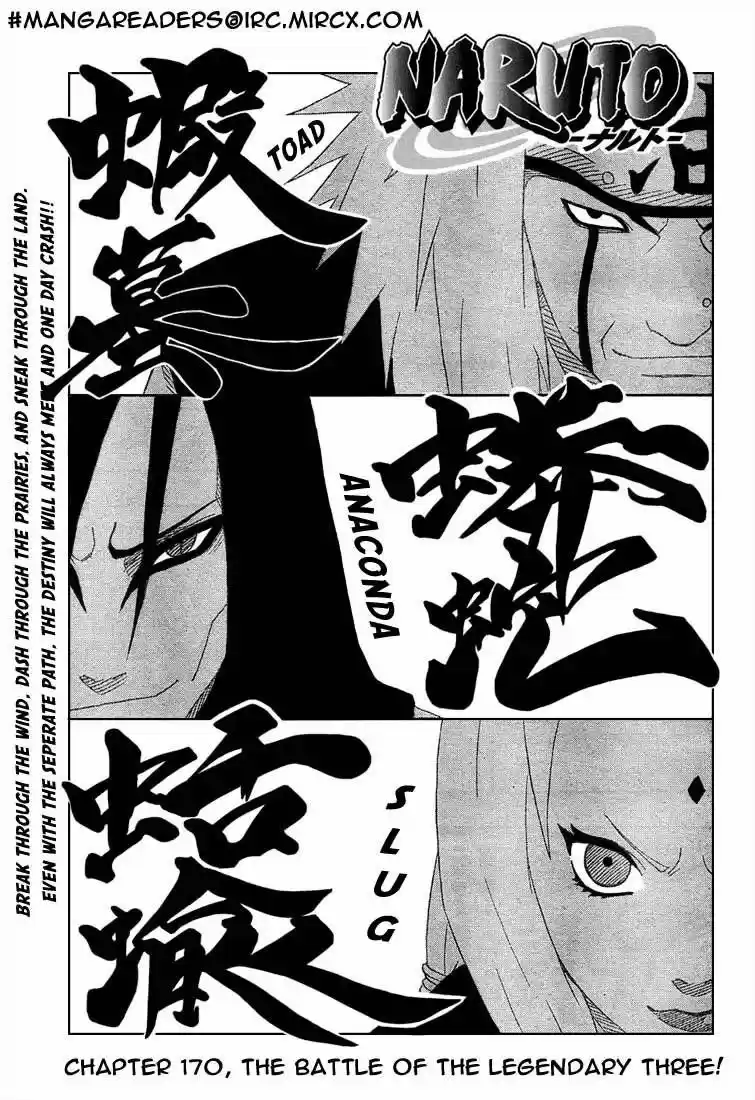 Naruto: Chapter 170 - Page 1