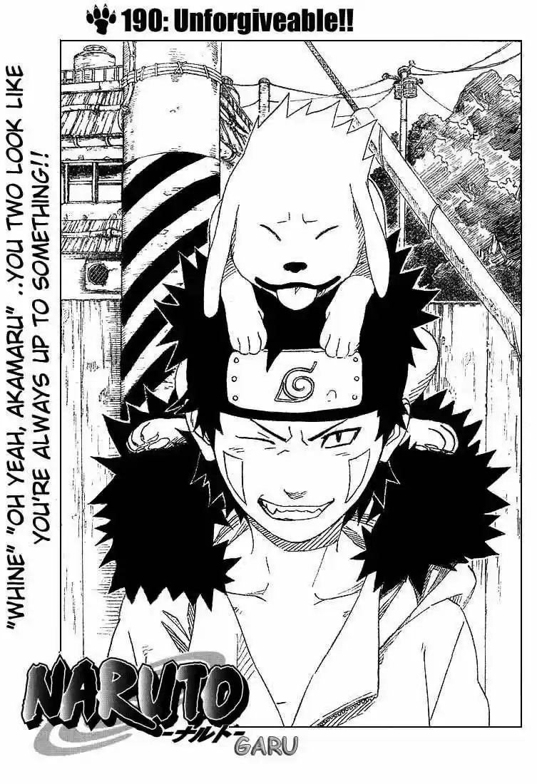 Naruto: Chapter 190 - Page 1