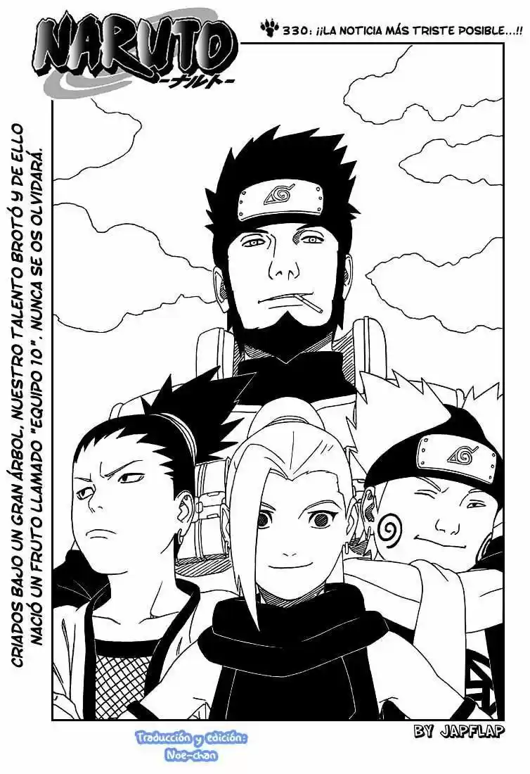 Naruto: Chapter 330 - Page 1