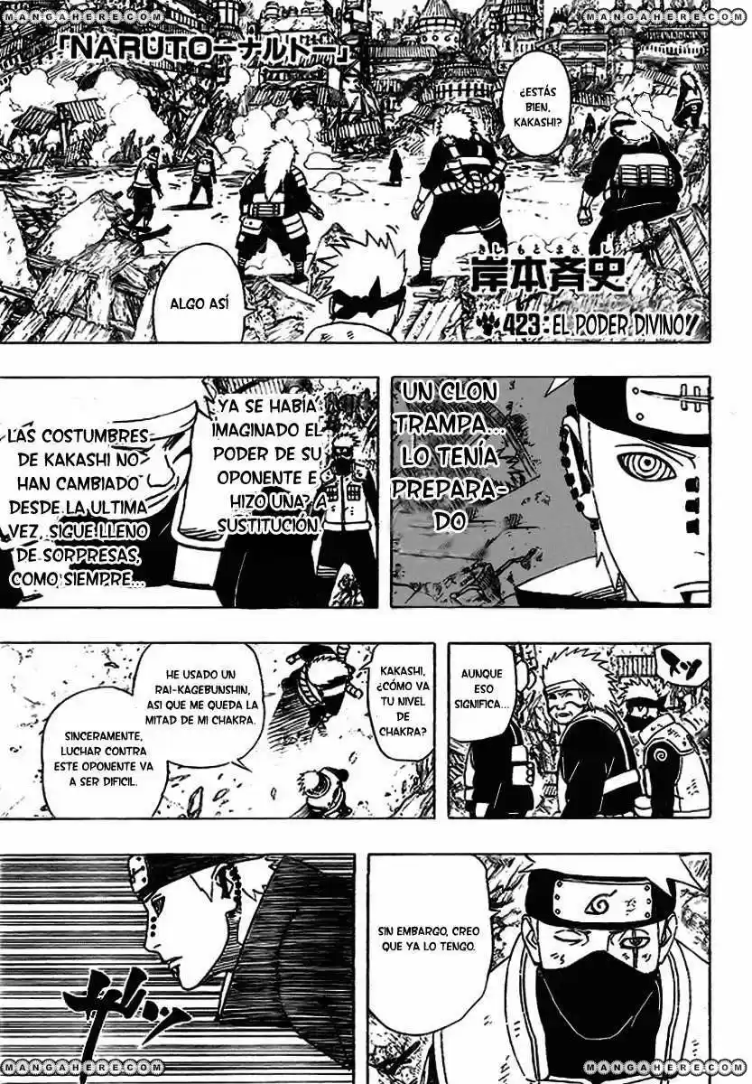 Naruto: Chapter 423 - Page 1
