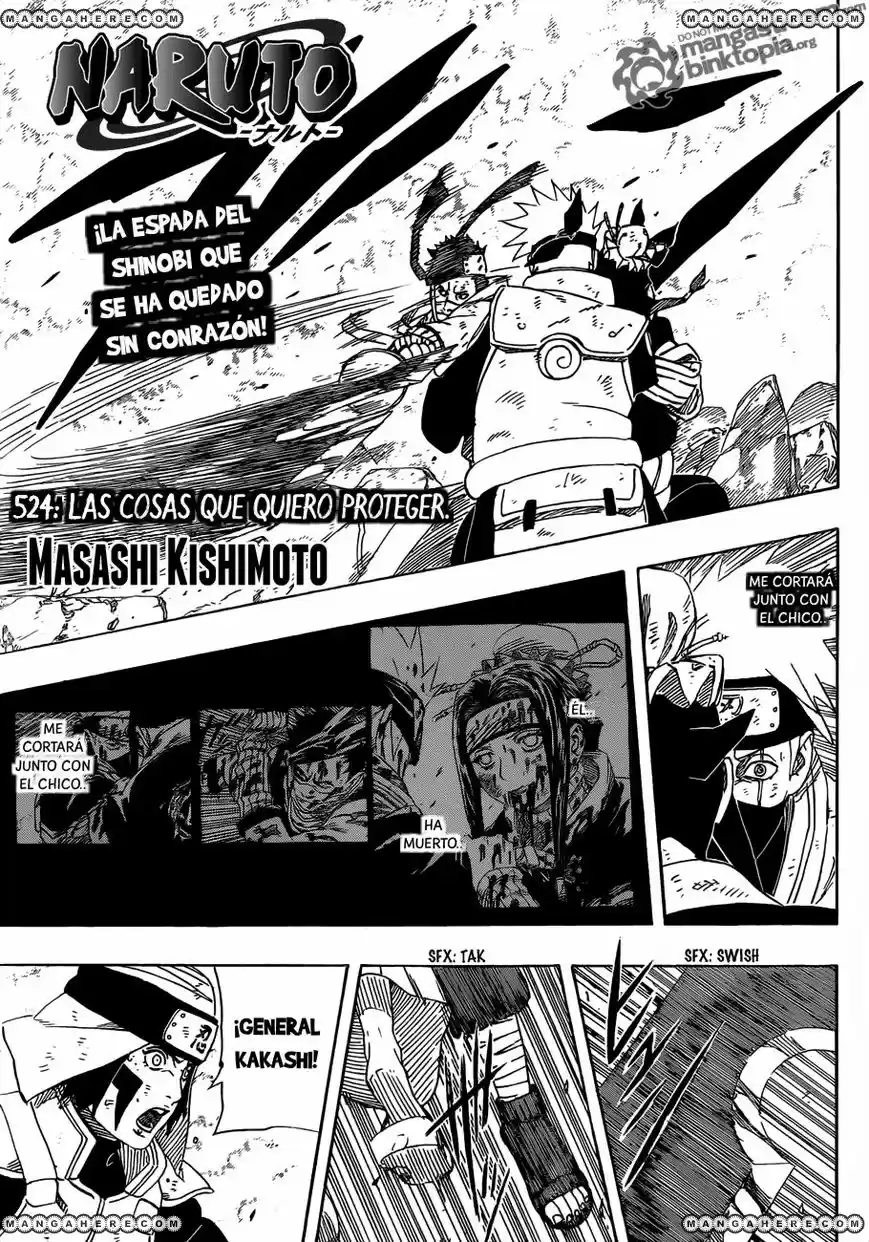 Naruto: Chapter 524 - Page 1